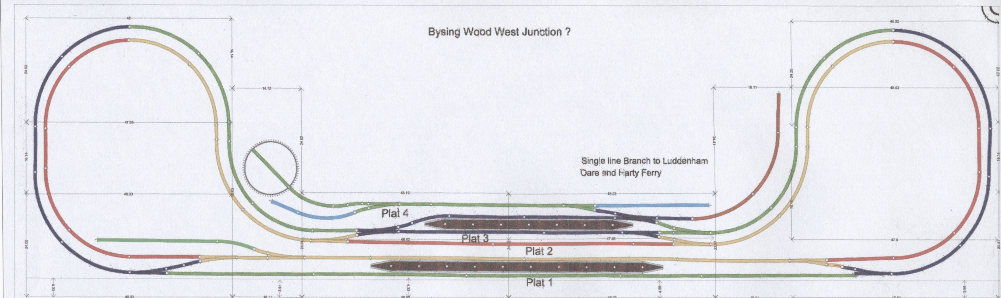 model railway track plans oo gauge