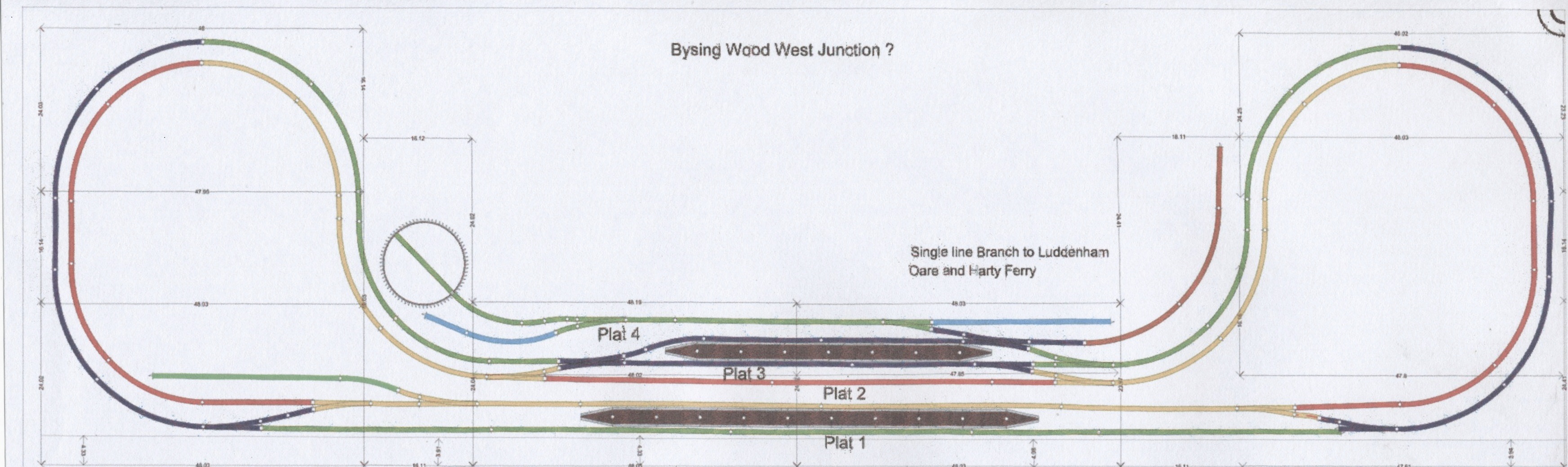 oo gauge track layouts